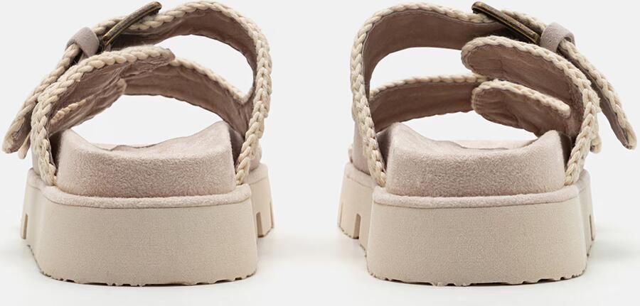 MOU Slippers Dames New Bio Maat: 38 Materiaal: Suède Kleur: Beige - Foto 14