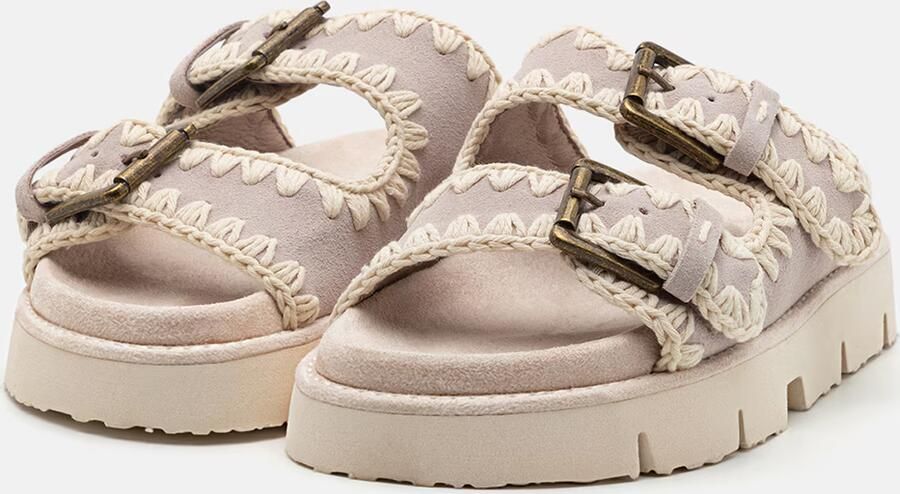 MOU Slippers Dames New Bio Maat: 38 Materiaal: Suède Kleur: Beige - Foto 11