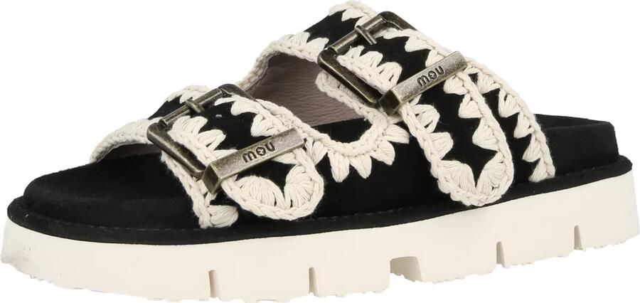 MOU Zwart New Bio Slippers Zwart Mu.sw461005a - Foto 4