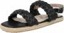 Mtng Flat Sandals Black Dames - Thumbnail 1