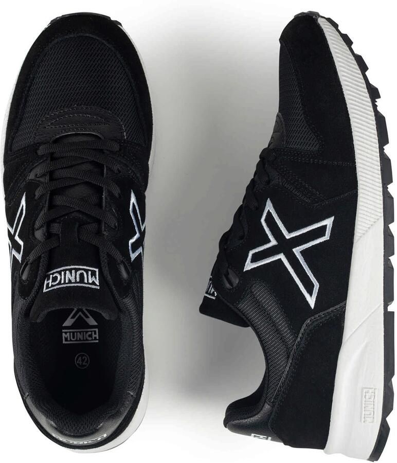 MUNICH Sneakers laag '1030' zwart wit - Foto 3