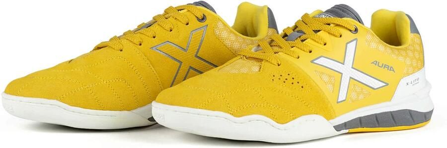 MUNICH Sneakers laag 'AURA' geel groen - Foto 3