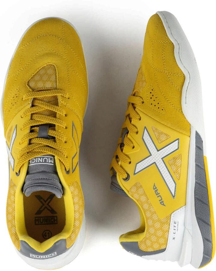MUNICH Sneakers laag 'AURA' geel groen - Foto 4