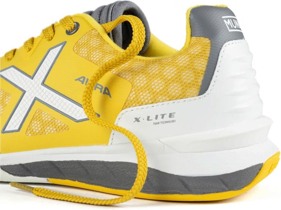 MUNICH Sneakers laag 'AURA' geel groen - Foto 6