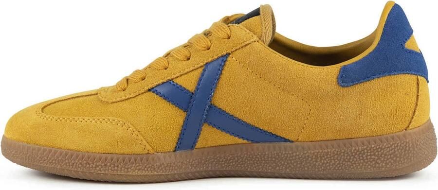 MUNICH Sneakers laag 'BARRU' blauw mosterd - Foto 2