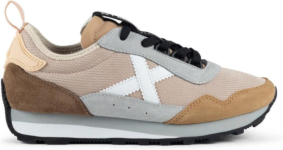 MUNICH Sneakers laag chocoladebruin gemengde kleuren - Foto 3