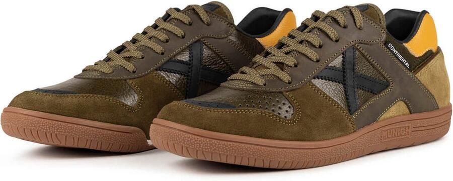 MUNICH Sneakers laag 'Continental Premium' bruin donkergeel kaki - Foto 5