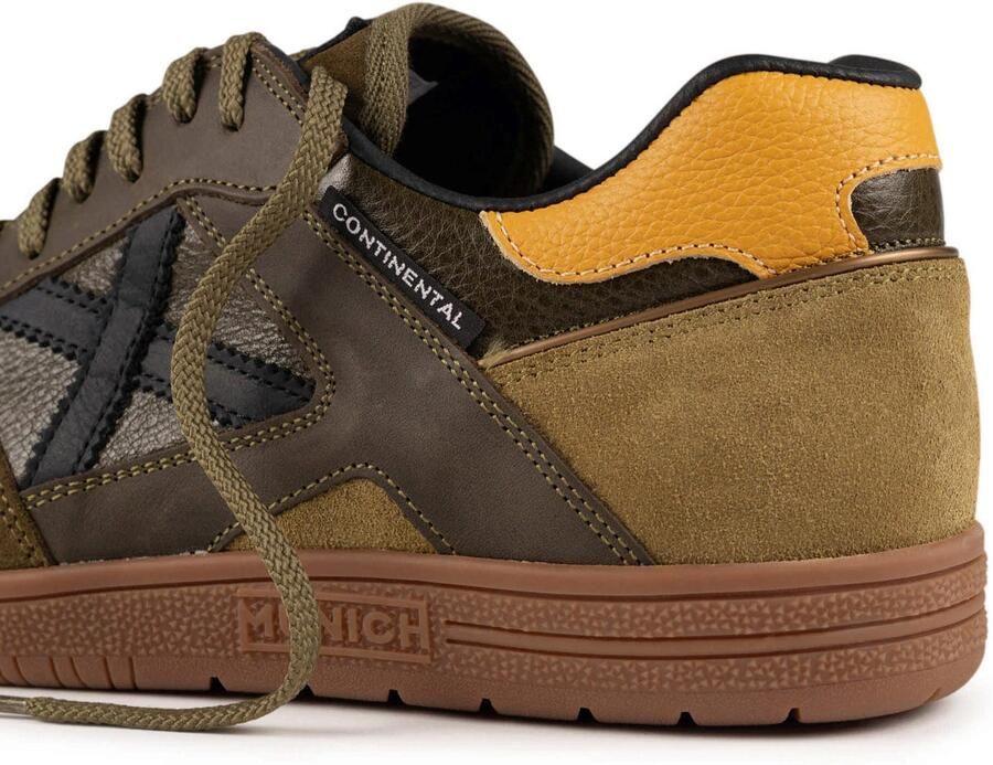 MUNICH Sneakers laag 'Continental Premium' bruin donkergeel kaki - Foto 3