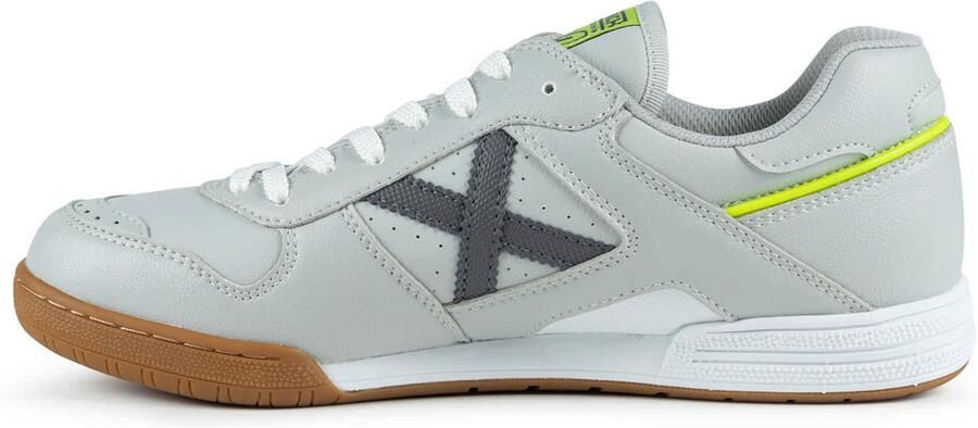 MUNICH Sneakers laag 'Continental V2' lichtgrijs donkergrijs limoen
