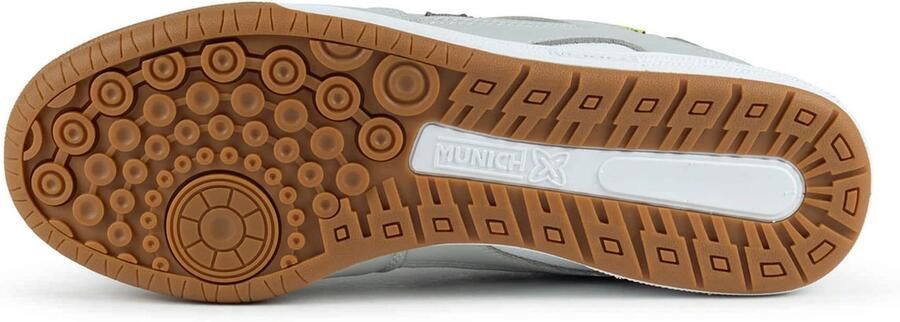 MUNICH Sneakers laag 'Continental V2' lichtgrijs donkergrijs limoen - Foto 6