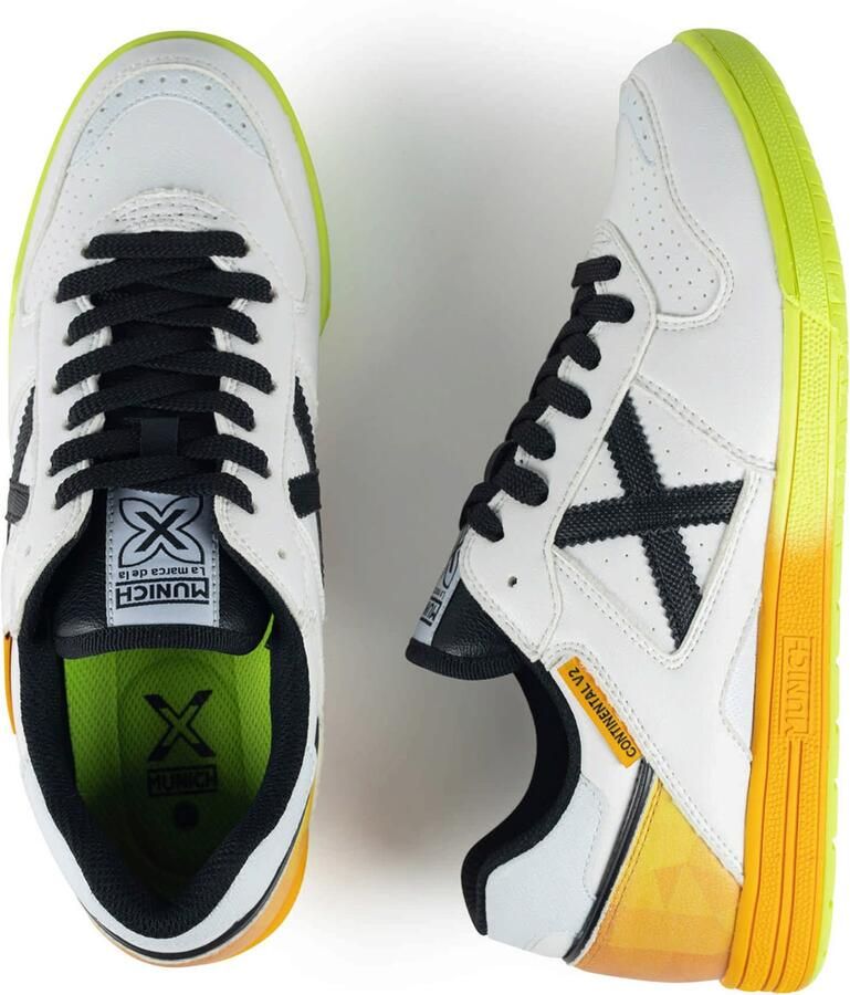 MUNICH Sneakers laag 'Continental V2' oranje zwart wit - Foto 2