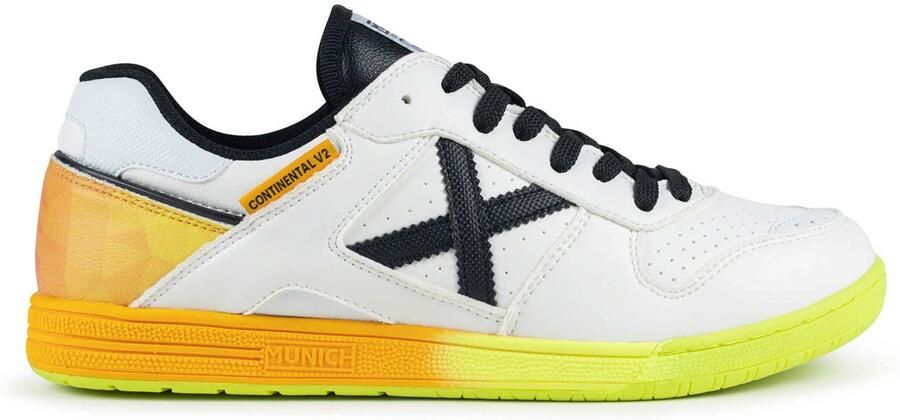 MUNICH Sneakers laag 'Continental V2' oranje zwart wit - Foto 4