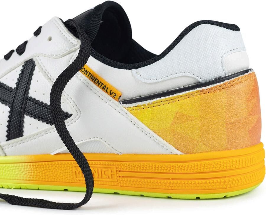 MUNICH Sneakers laag 'Continental V2' oranje zwart wit - Foto 3