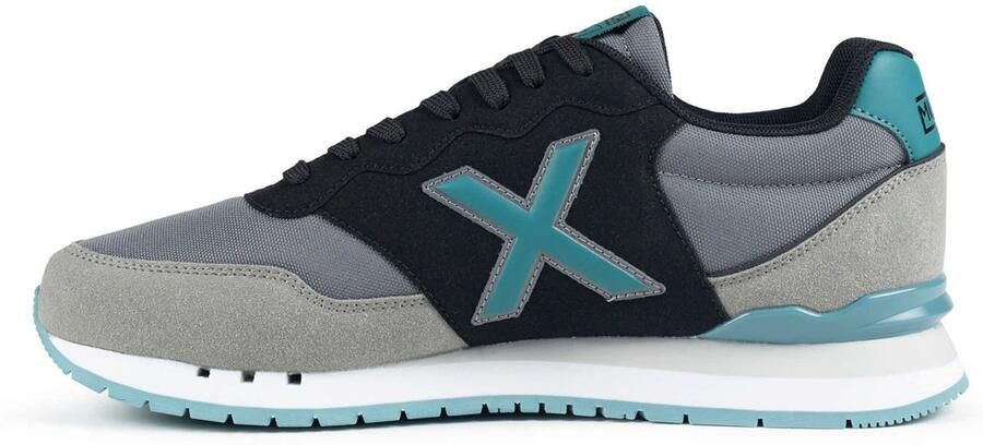 MUNICH Sneakers laag 'Dash 2.0' cyaan blauw rookgrijs zwart