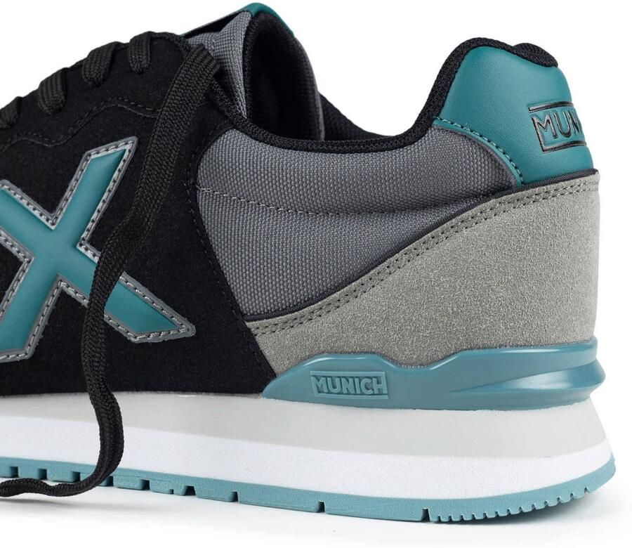 MUNICH Sneakers laag 'Dash 2.0' cyaan blauw rookgrijs zwart - Foto 2