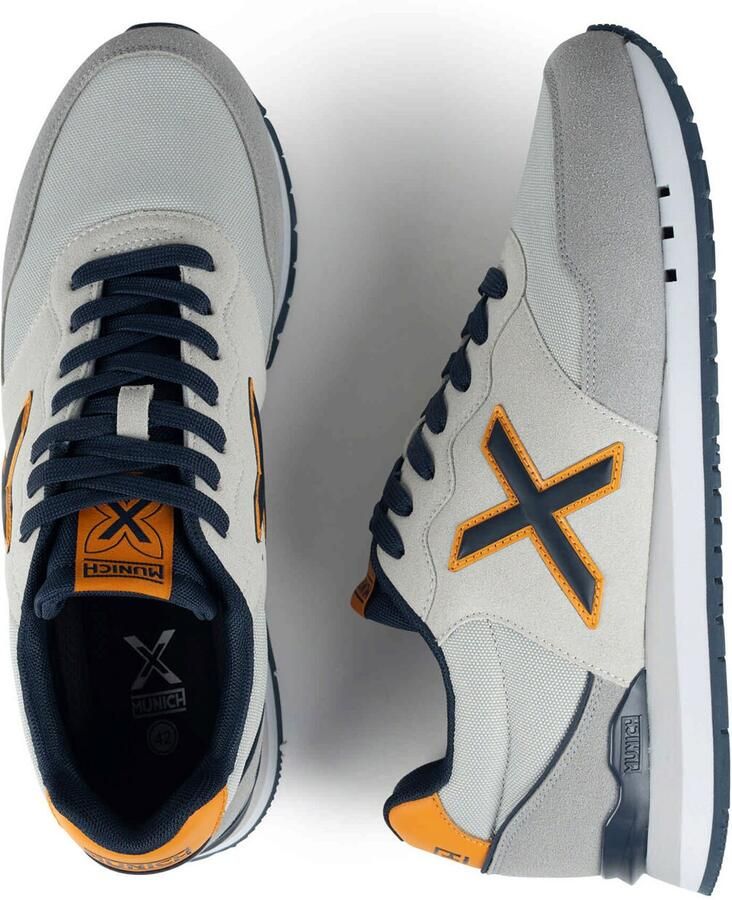 MUNICH Sneakers laag 'Dash 2.0' donkerblauw goudgeel lichtgrijs - Foto 5
