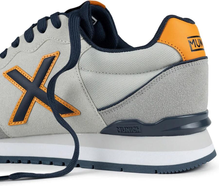 MUNICH Sneakers laag 'Dash 2.0' donkerblauw goudgeel lichtgrijs - Foto 4