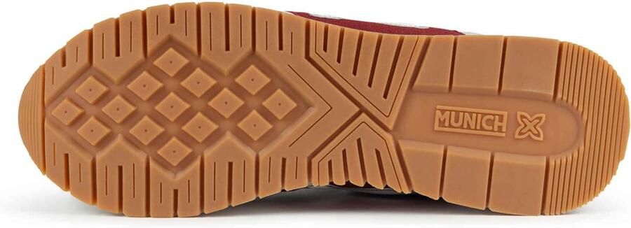 MUNICH Sneakers laag 'Dash 2.0' lichtgrijs bordeaux wit - Foto 6