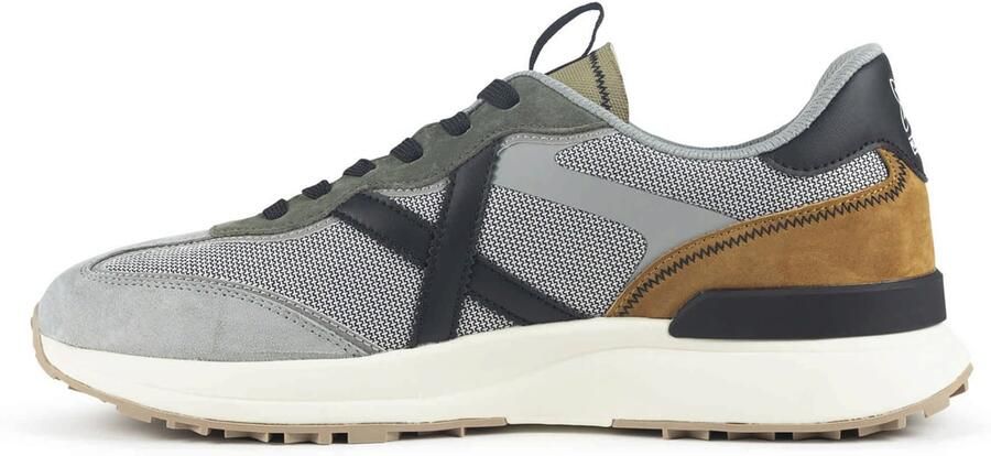 MUNICH Sneakers laag 'Dynamix' lichtbruin lichtgrijs donkergrijs