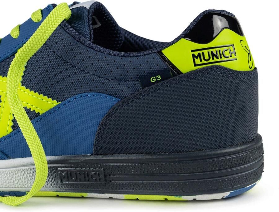 MUNICH Sneakers laag 'G-3' blauw navy limoen - Foto 4