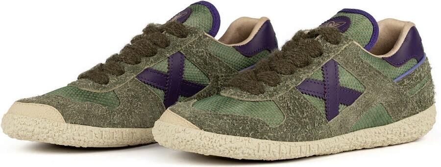 MUNICH Sneakers laag 'Goal' kaki donkerlila - Foto 4