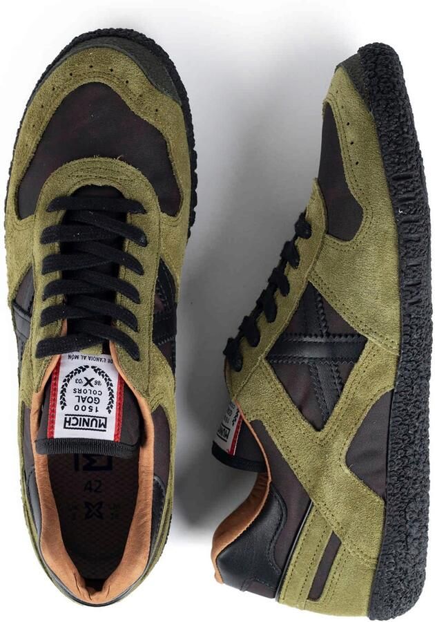 MUNICH Sneakers laag 'GOAL' kaki gemengde kleuren - Foto 2