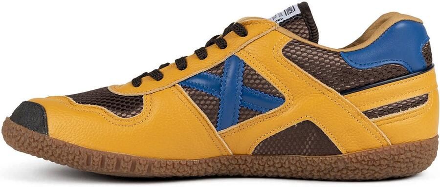 MUNICH Sneakers laag 'GOAL' mosterd gemengde kleuren