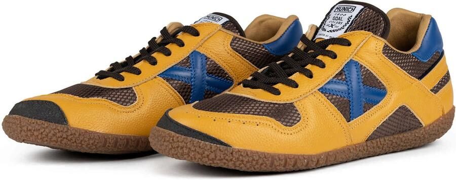 MUNICH Sneakers laag 'GOAL' mosterd gemengde kleuren - Foto 4
