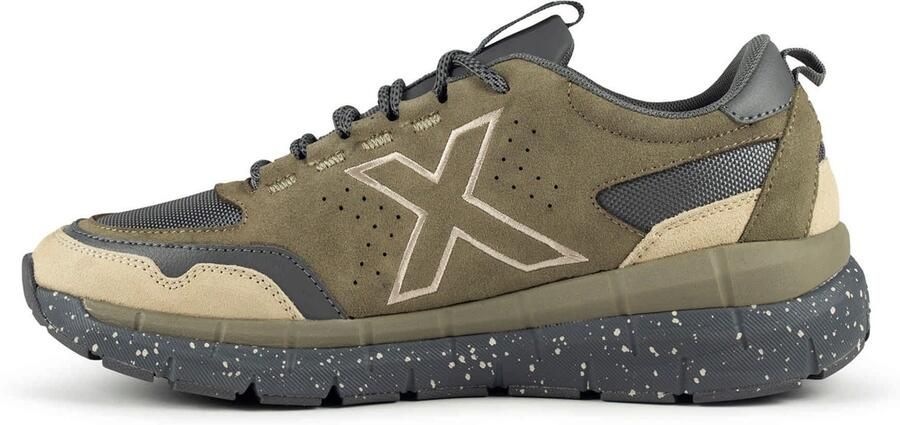 MUNICH Sneakers laag 'KAVA' kaki gemengde kleuren