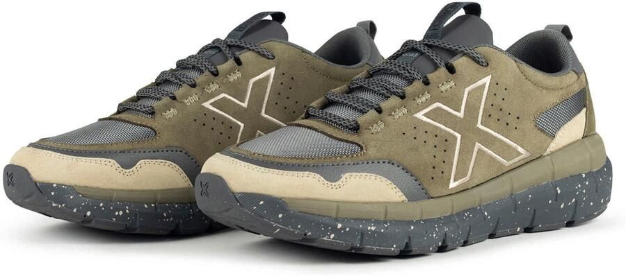 MUNICH Sneakers laag 'KAVA' kaki gemengde kleuren - Foto 4