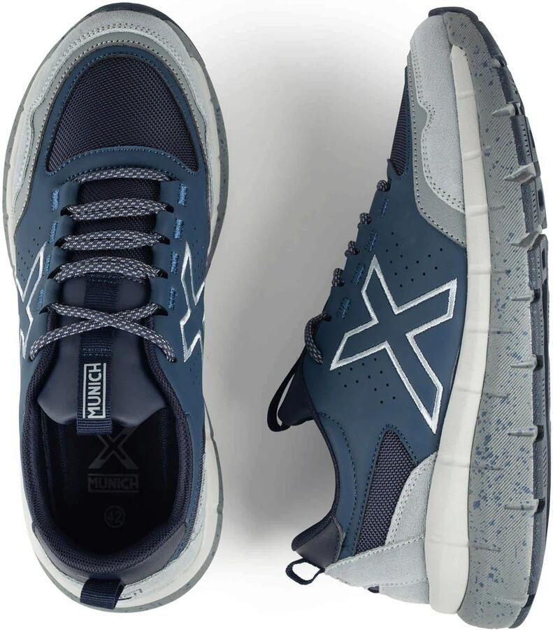 MUNICH Sneakers laag 'KAVA' marine grijs - Foto 4
