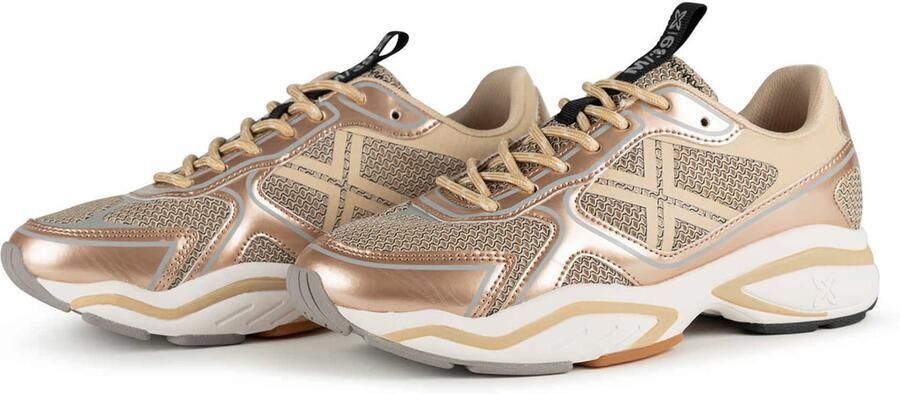 MUNICH Sneakers laag 'Leap' beige rose-goud zwart - Foto 5