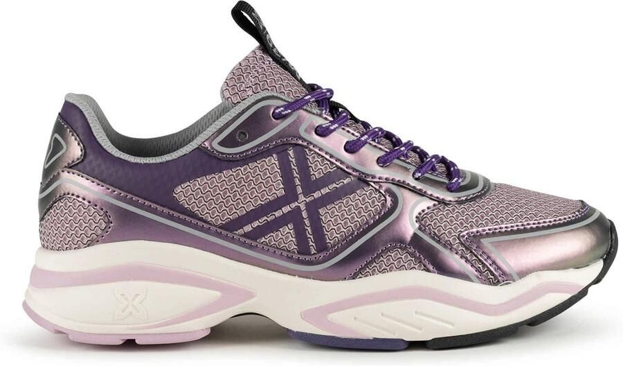 MUNICH Sneakers laag 'Leap' zilvergrijs braam - Foto 4