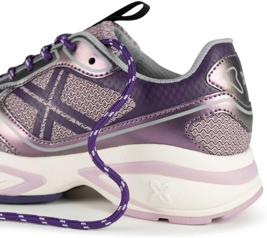 MUNICH Sneakers laag 'Leap' zilvergrijs braam - Foto 2