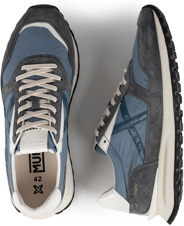 MUNICH Sneakers laag 'LEGGERA' duifblauw wit - Foto 3