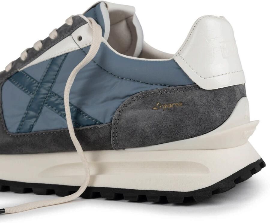 MUNICH Sneakers laag 'LEGGERA' duifblauw wit - Foto 2