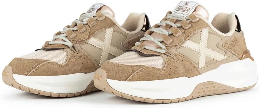 MUNICH Sneakers laag 'NEXA' bruin gemengde kleuren - Foto 5