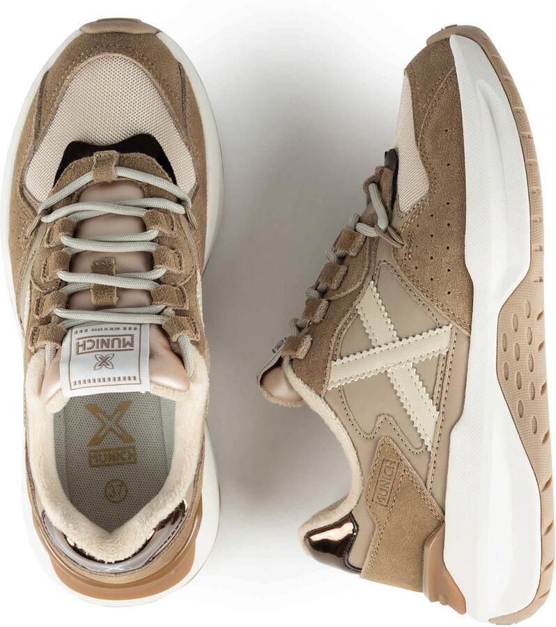 MUNICH Sneakers laag 'NEXA' bruin gemengde kleuren - Foto 3
