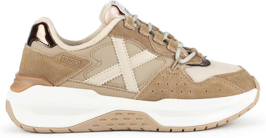 MUNICH Sneakers laag 'NEXA' bruin gemengde kleuren - Foto 4