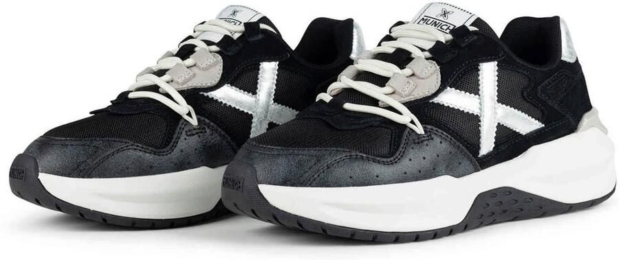 MUNICH Sneakers laag 'NEXA' gemengde kleuren zwart
