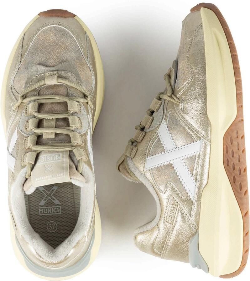 MUNICH Sneakers laag 'NEXA' goud gemengde kleuren - Foto 2