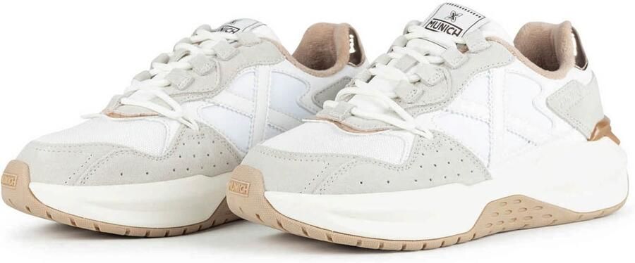 MUNICH Sneakers laag 'Nexa' koper grijs wit - Foto 5