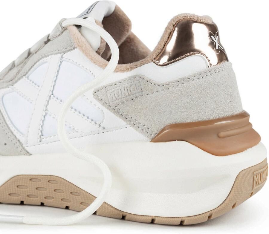 MUNICH Sneakers laag 'Nexa' koper grijs wit - Foto 3