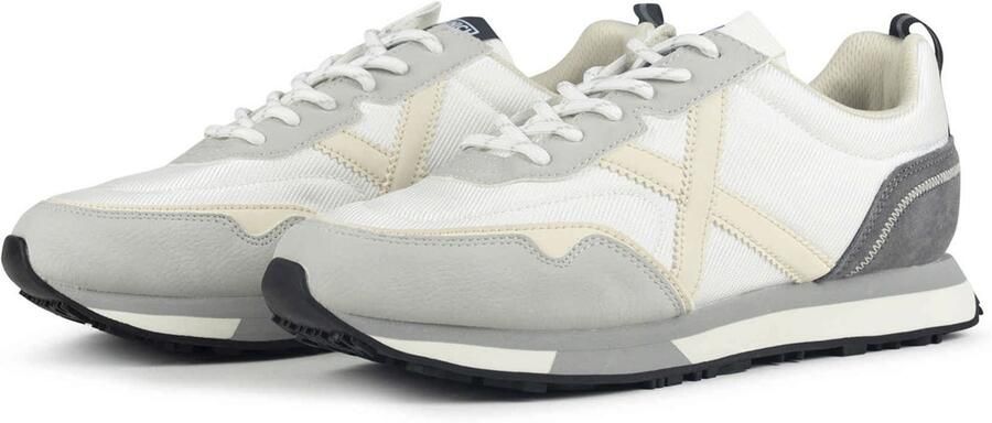 MUNICH Sneakers laag 'Next' beige donkergrijs wit - Foto 5