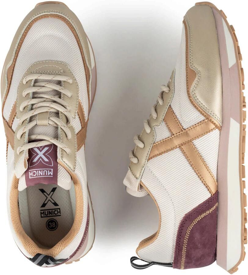 MUNICH Sneakers laag 'NEXT' beige gemengde kleuren - Foto 4