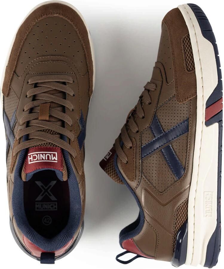 MUNICH Sneakers laag 'Pivot' navy donkerbruin - Foto 3