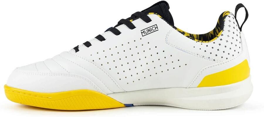 MUNICH Sneakers laag 'Rondito' geel wit