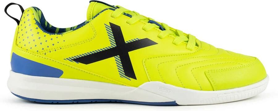 MUNICH Sneakers laag 'Rondito' neongeel zwart
