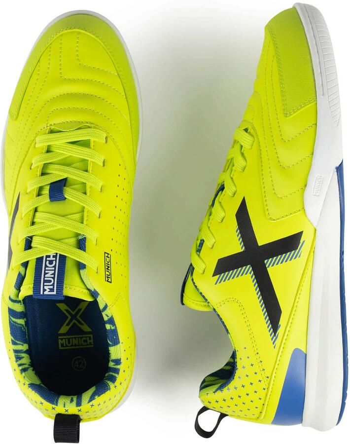 MUNICH Sneakers laag 'Rondito' neongeel zwart - Foto 3