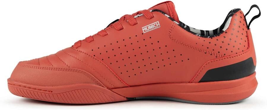 MUNICH Sneakers laag 'Rondito' rood zwart zilver - Foto 4